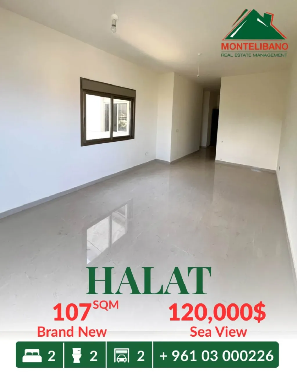 Apartment for sale in Halat, Lebanon