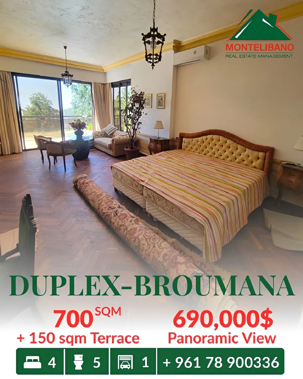Villa for sale in Broummana, Lebanon