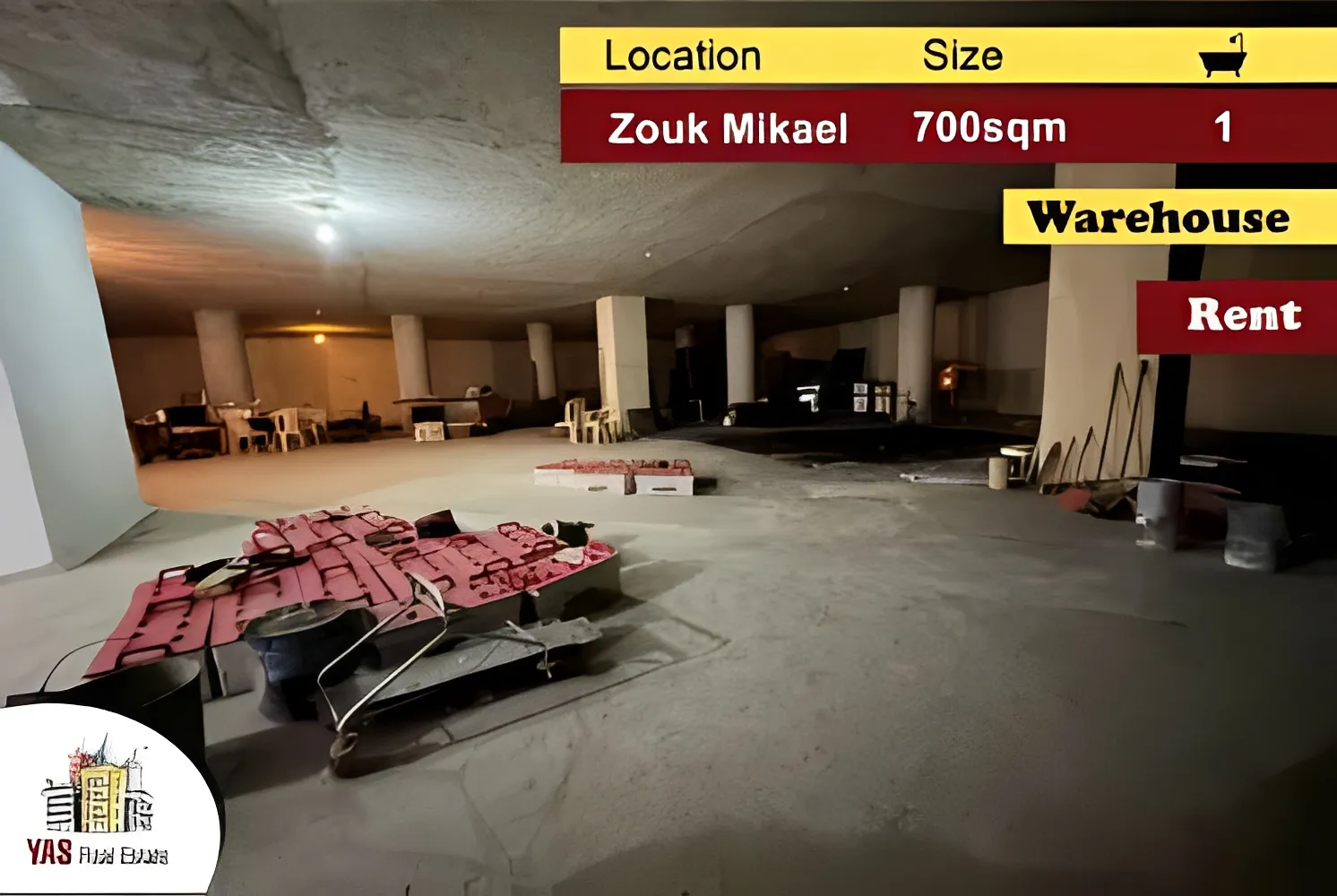 Warehouse for rent in Zouk Mikael