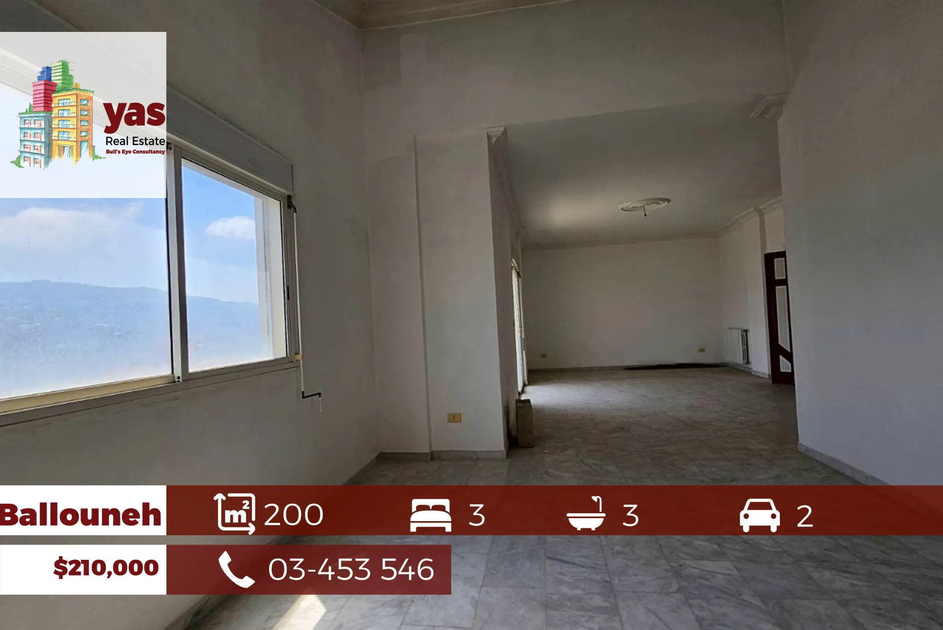 Apartment for Sale in Ballouneh
