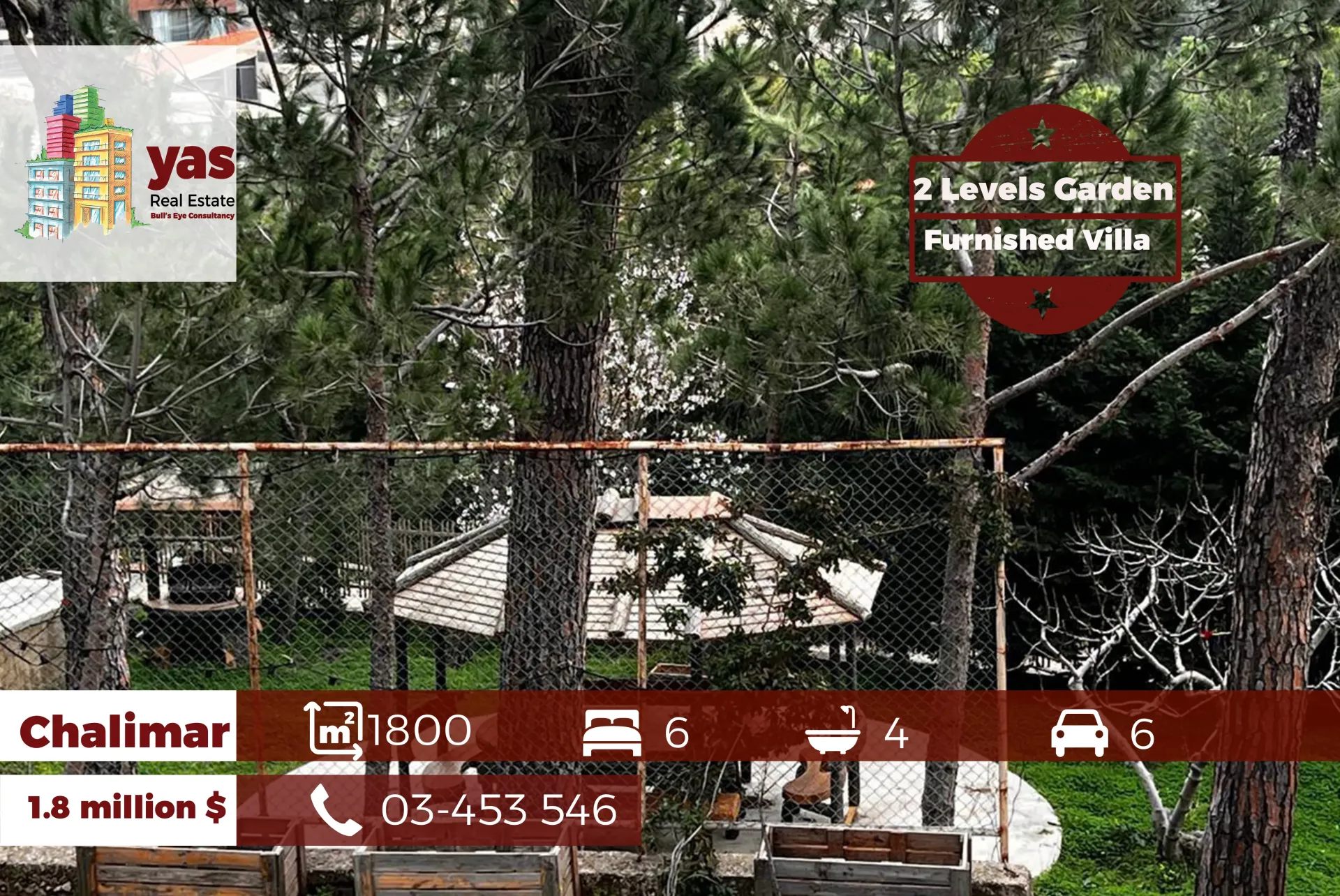 Villa for Sale in Baabdat
