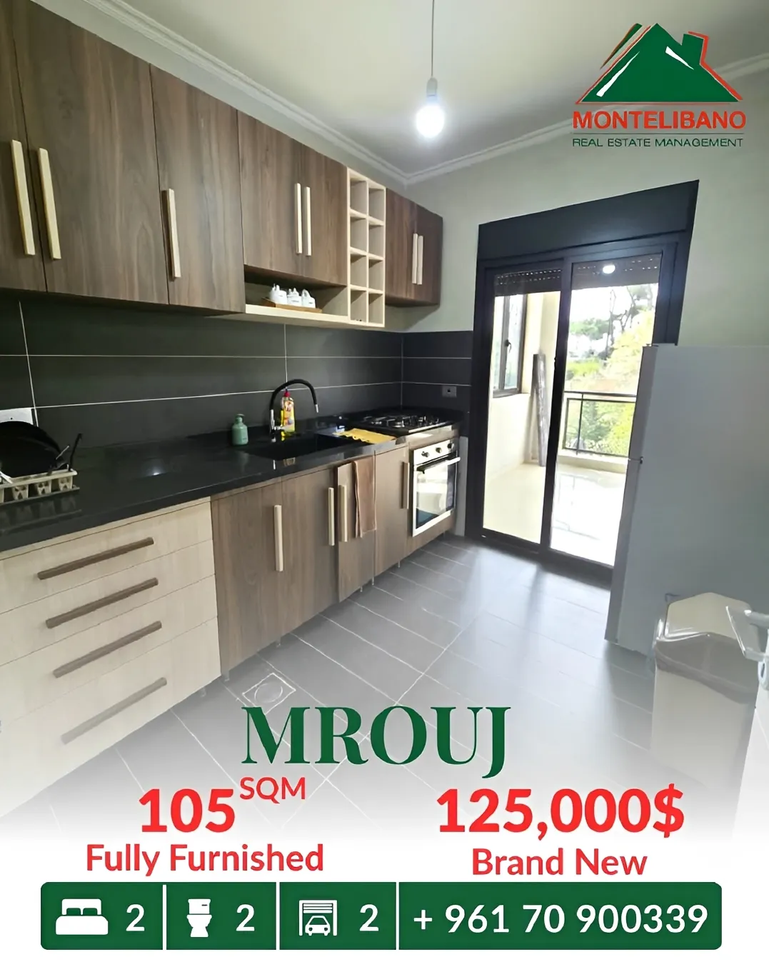 Apartment for sale in Mrouj