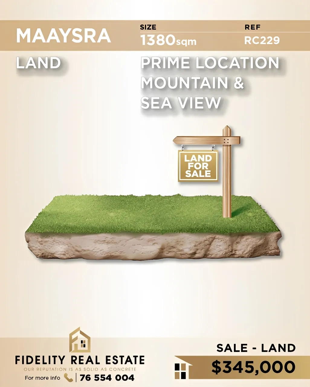 Residential Land for sale in Maaysrah, Lebanon