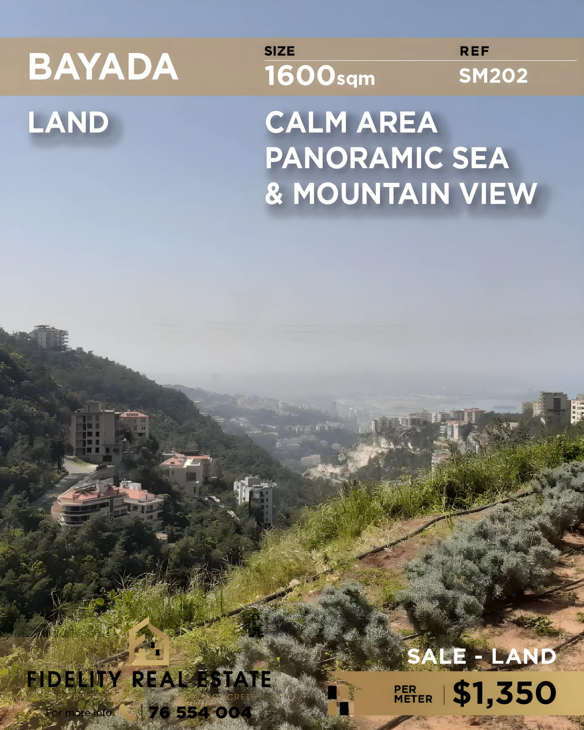 Residential Land for sale in Bayada, Rabieh, Lebanon