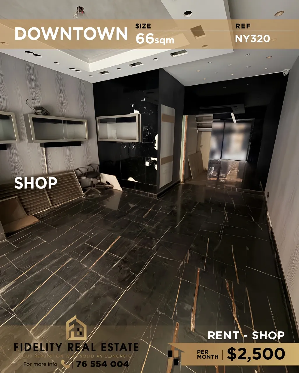 Shop for rent in Downtown, beirut