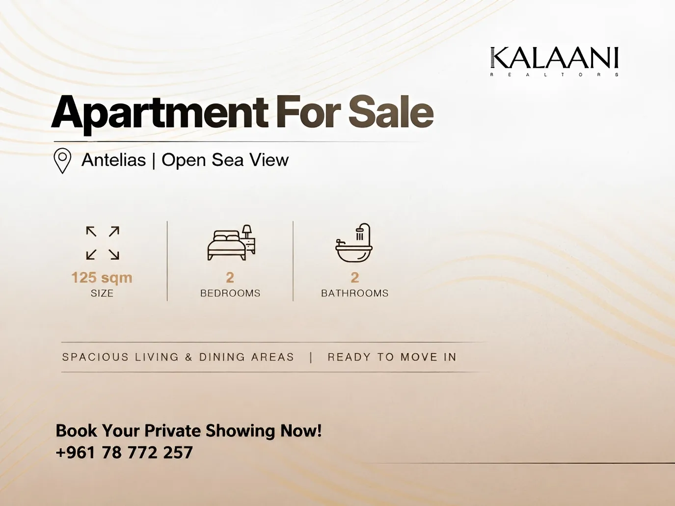Apartment for sale in Antelias