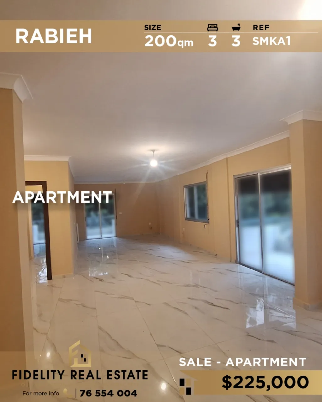 Apartment for sale in Rabieh, Lebanon