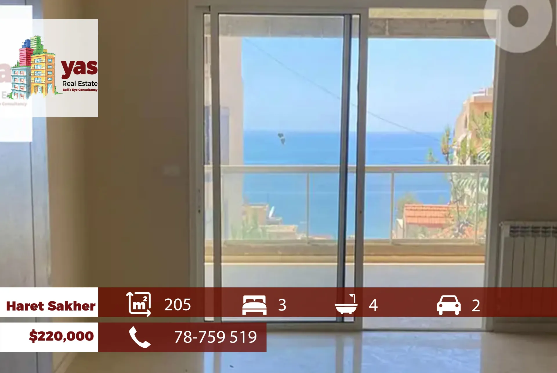 Apartment for Sale in Haret Sakhr - 3 bed, 4 bath