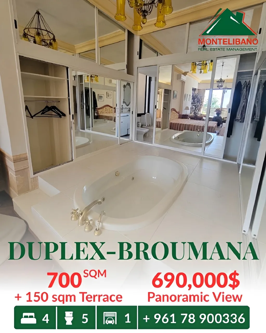 Villa for sale in Broummana, Lebanon