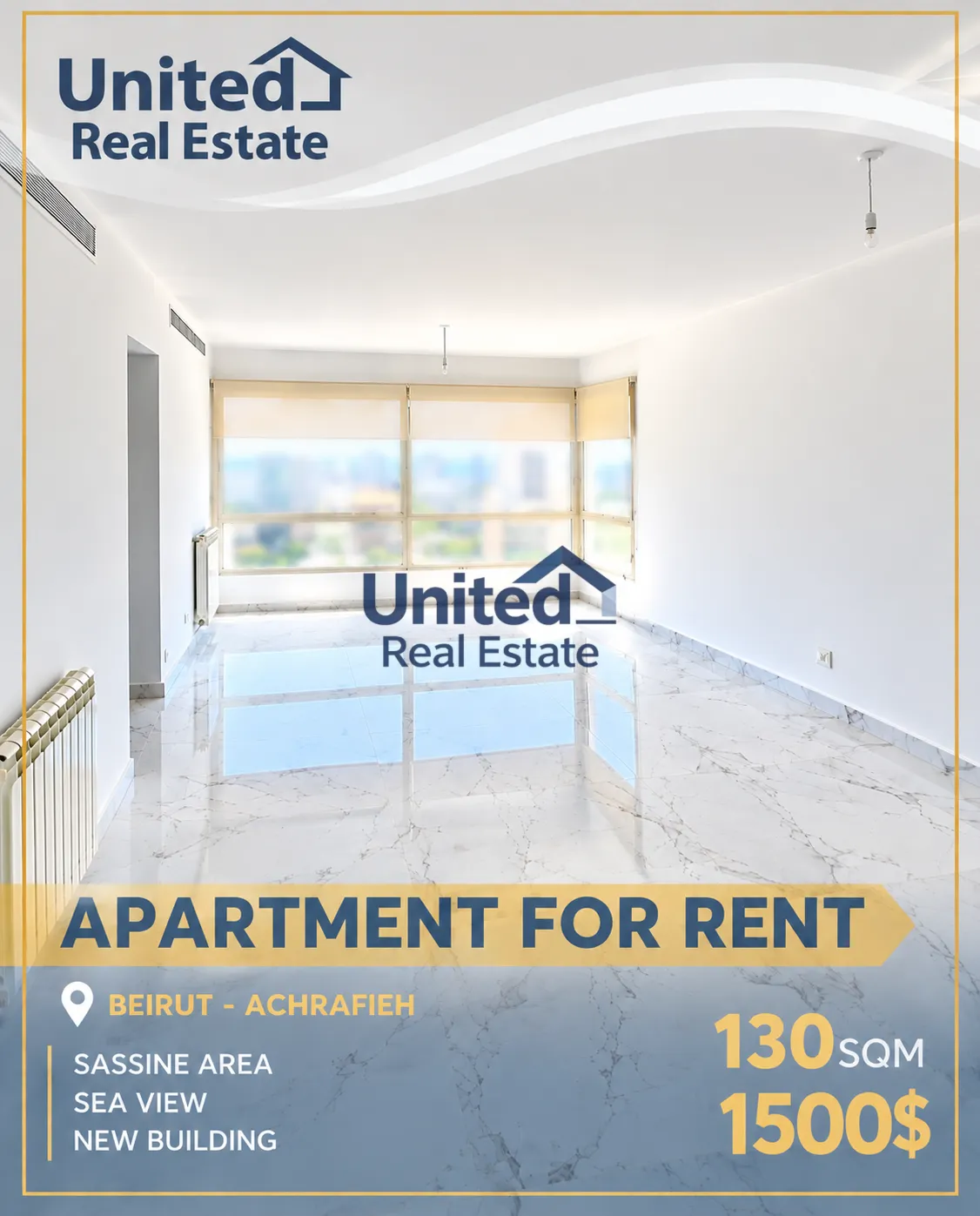 Apartment for rent in Sassine, beirut, lebanon