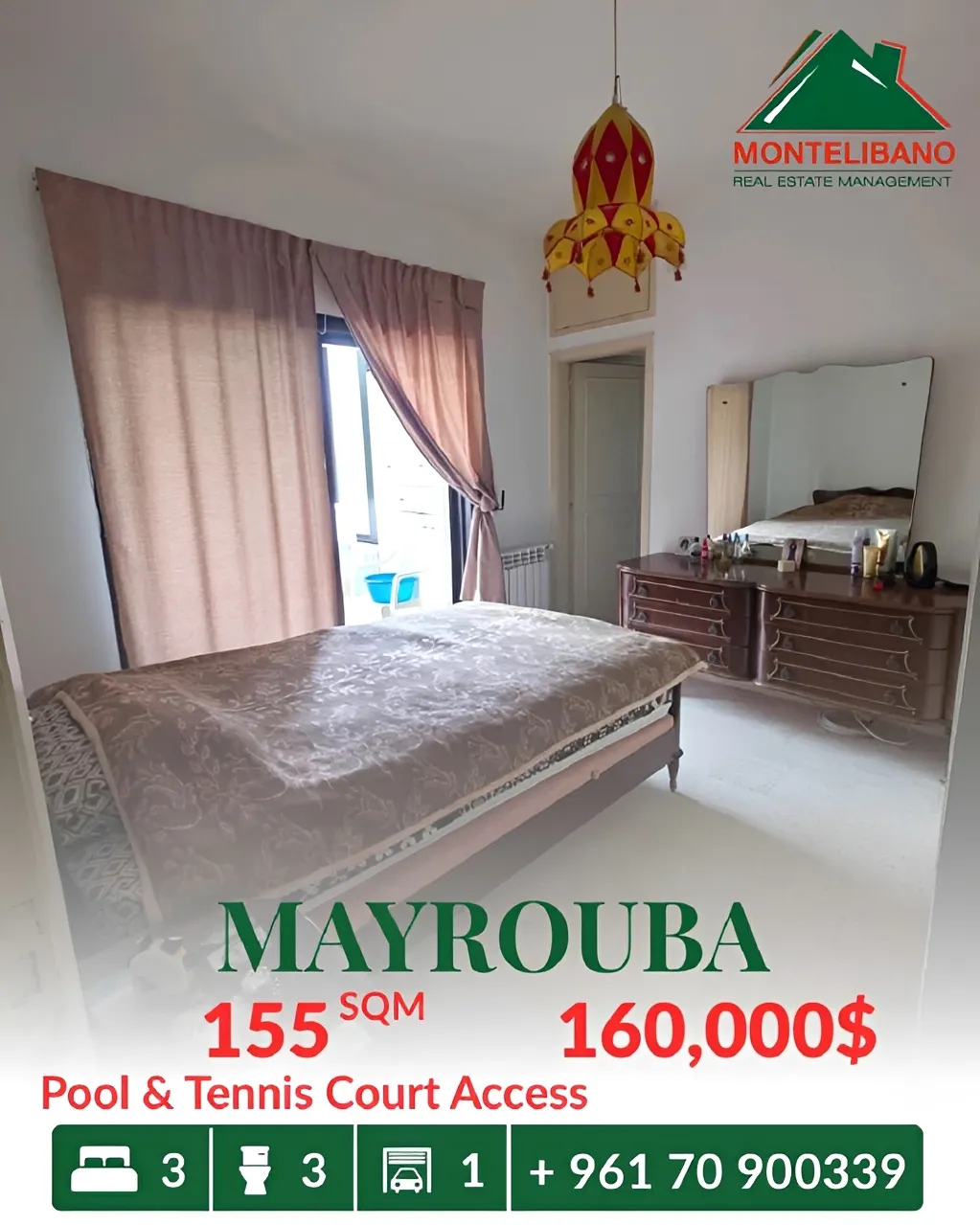 Apartment for sale in Mayrouba
