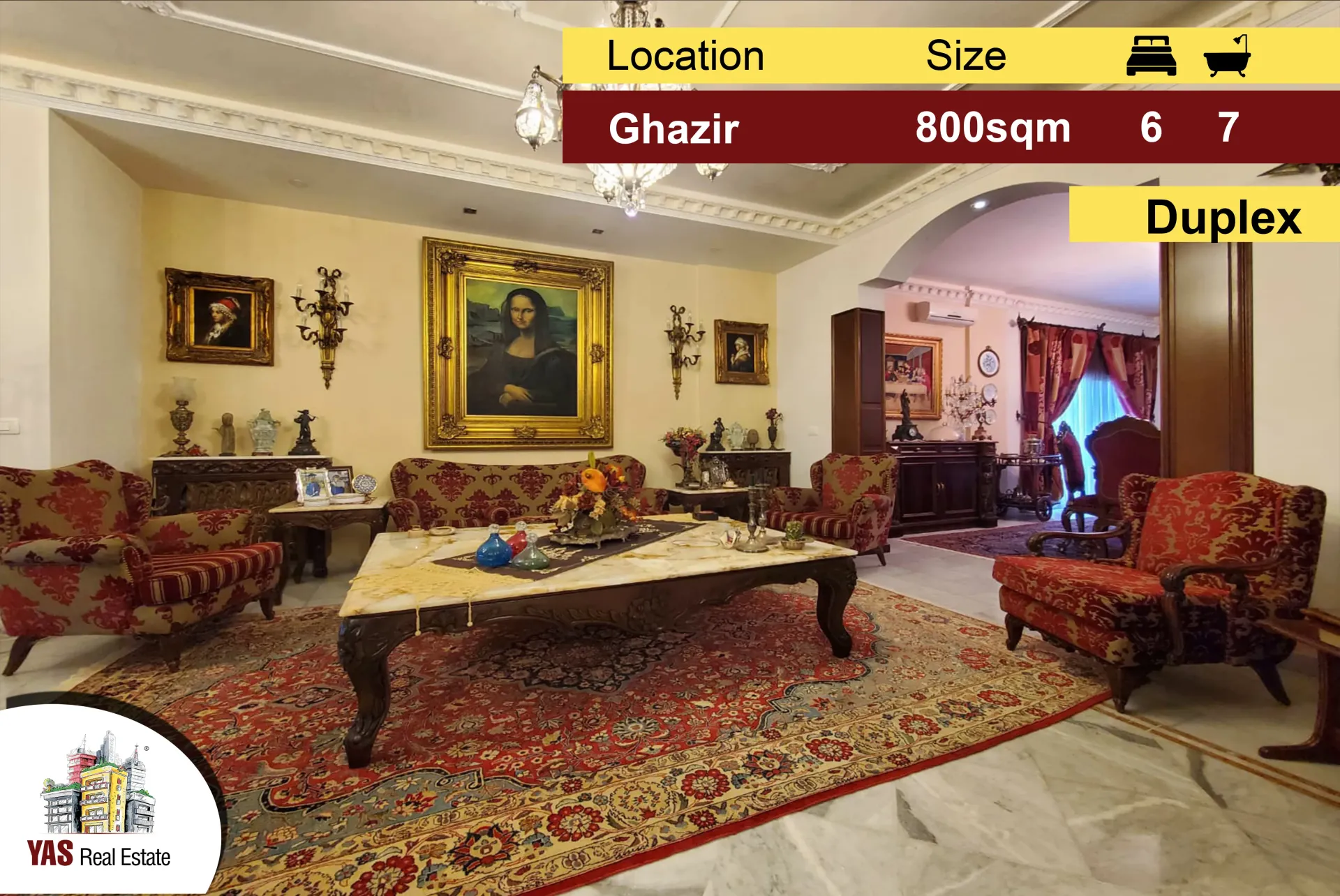 Apartment for Sale in Ghazir - 6 bed, 7 bath