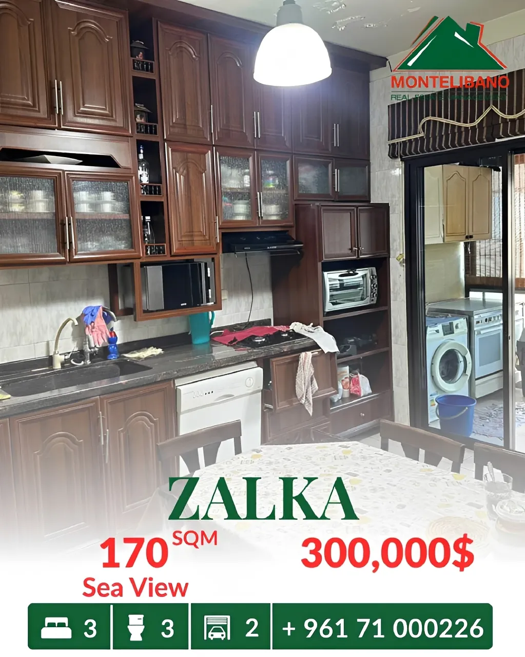 Apartment for sale in Zalqa, Lebanon