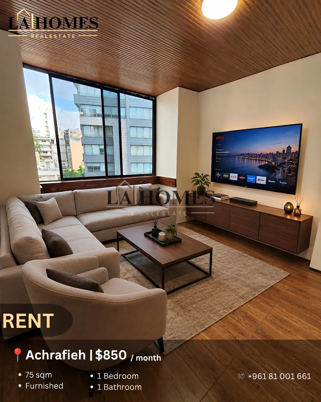 Studio for rent in Achrafieh