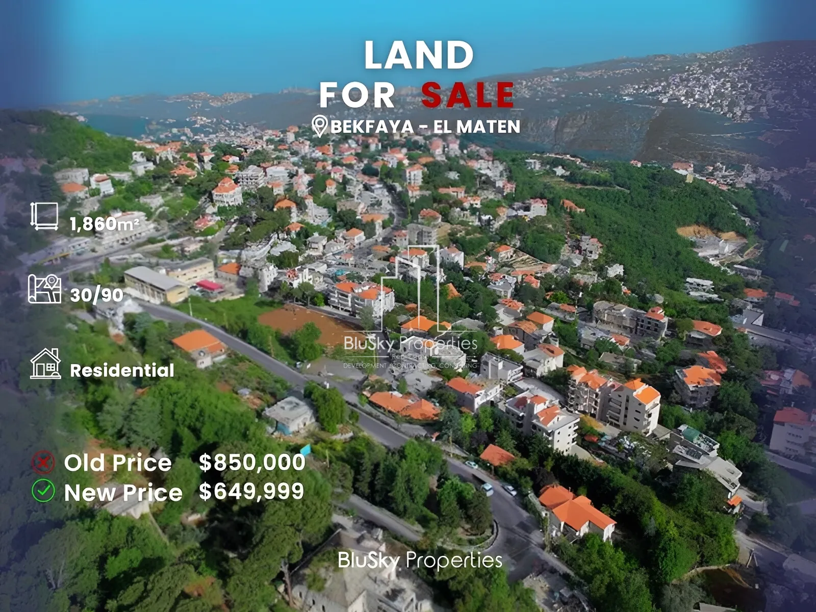 Land for Sale in Bekfaya