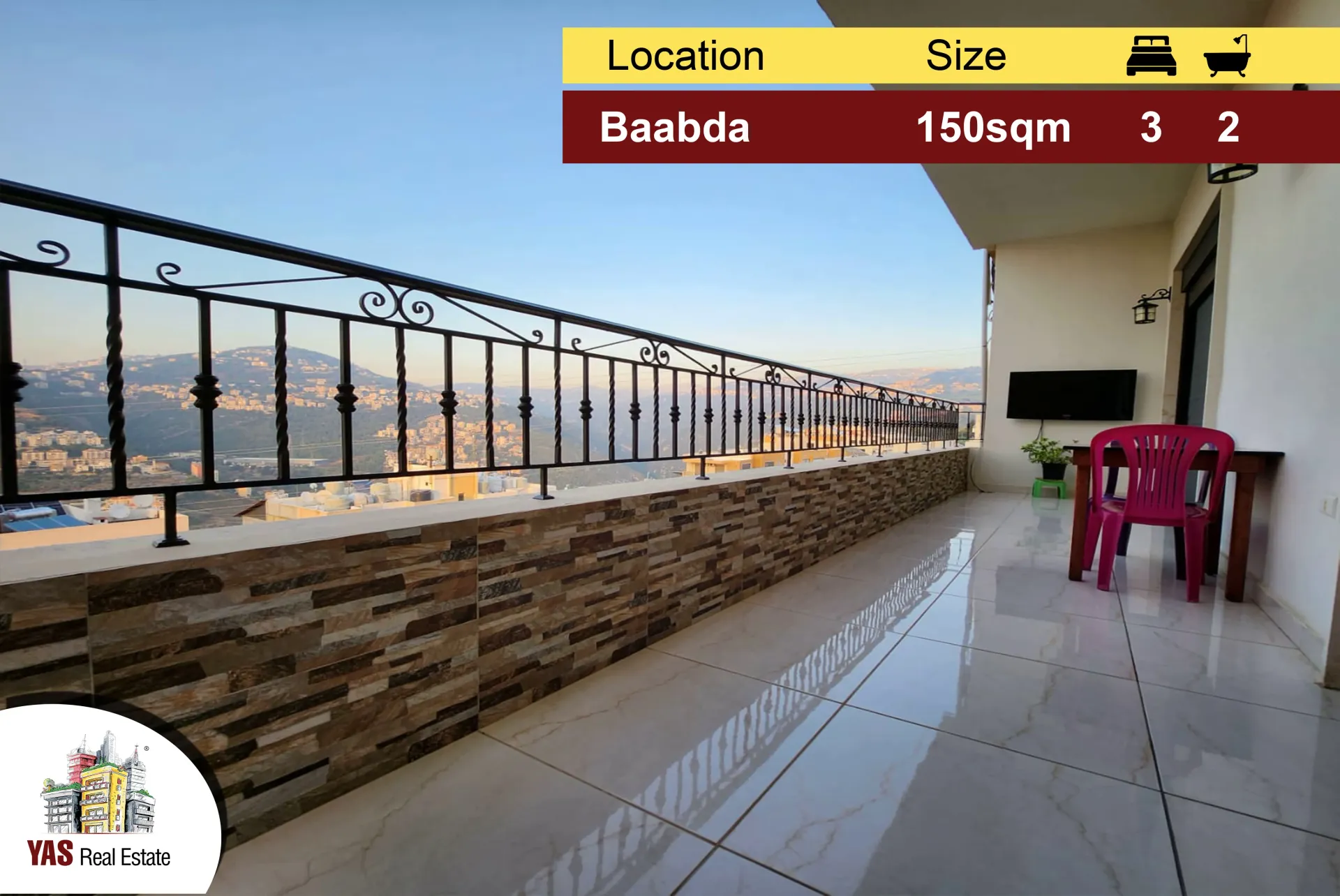 Apartment for Sale in Baabda