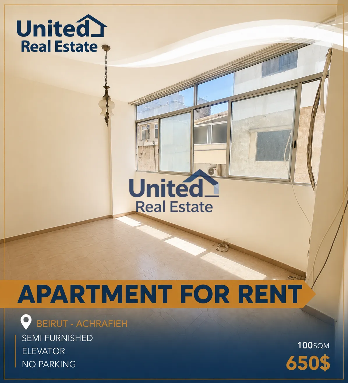 Apartment for rent in Achrafieh, beirut, lebanon