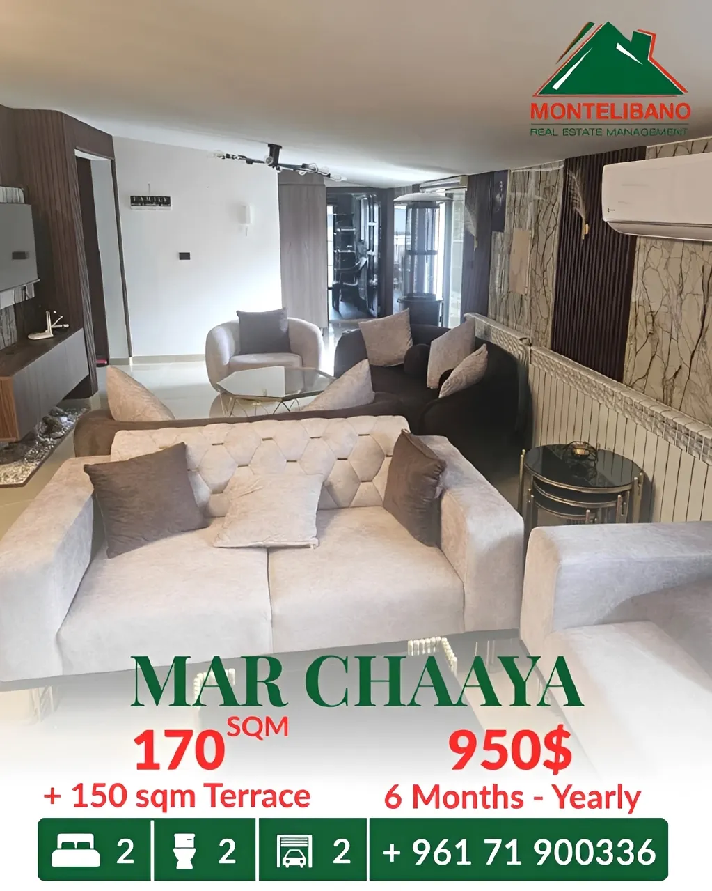 Apartment for rent in Mar Chaaya