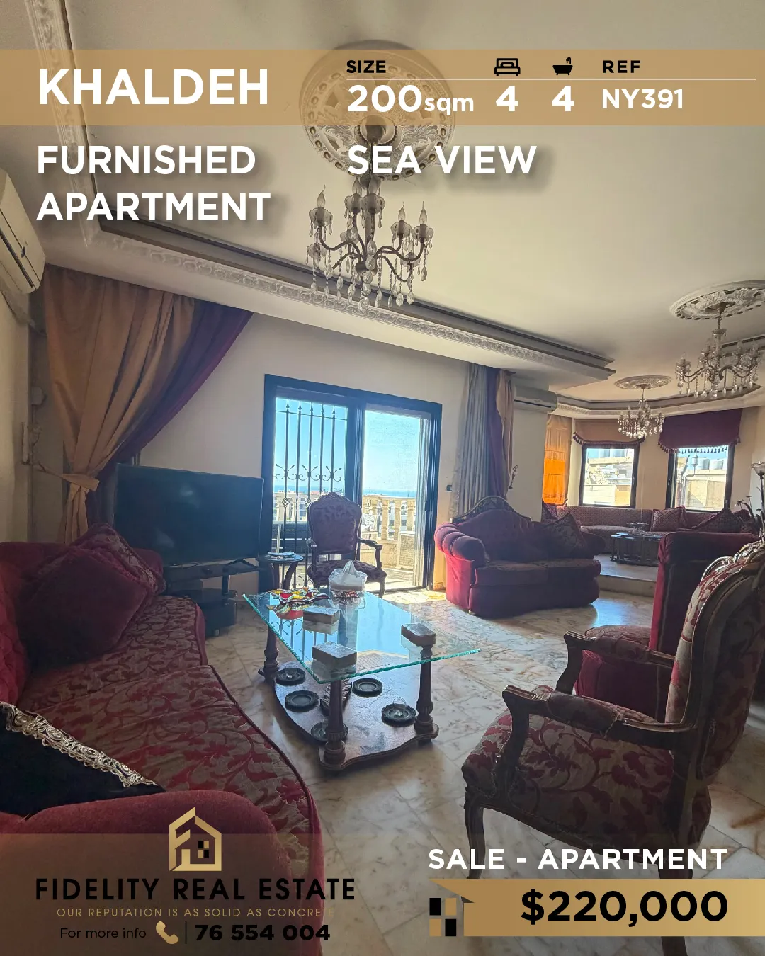 Apartment for sale in Khalde, Lebanon