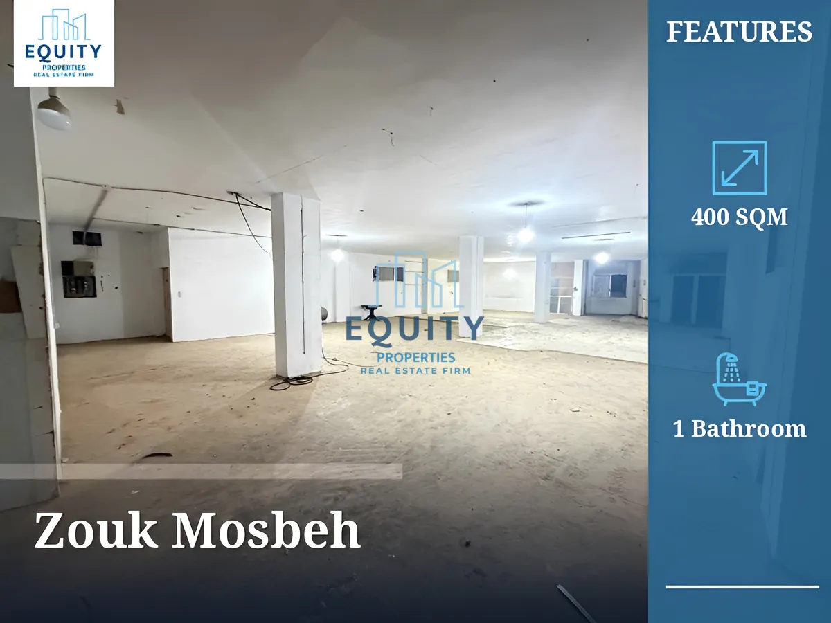 Warehouse for rent in Zouk Mosbeh