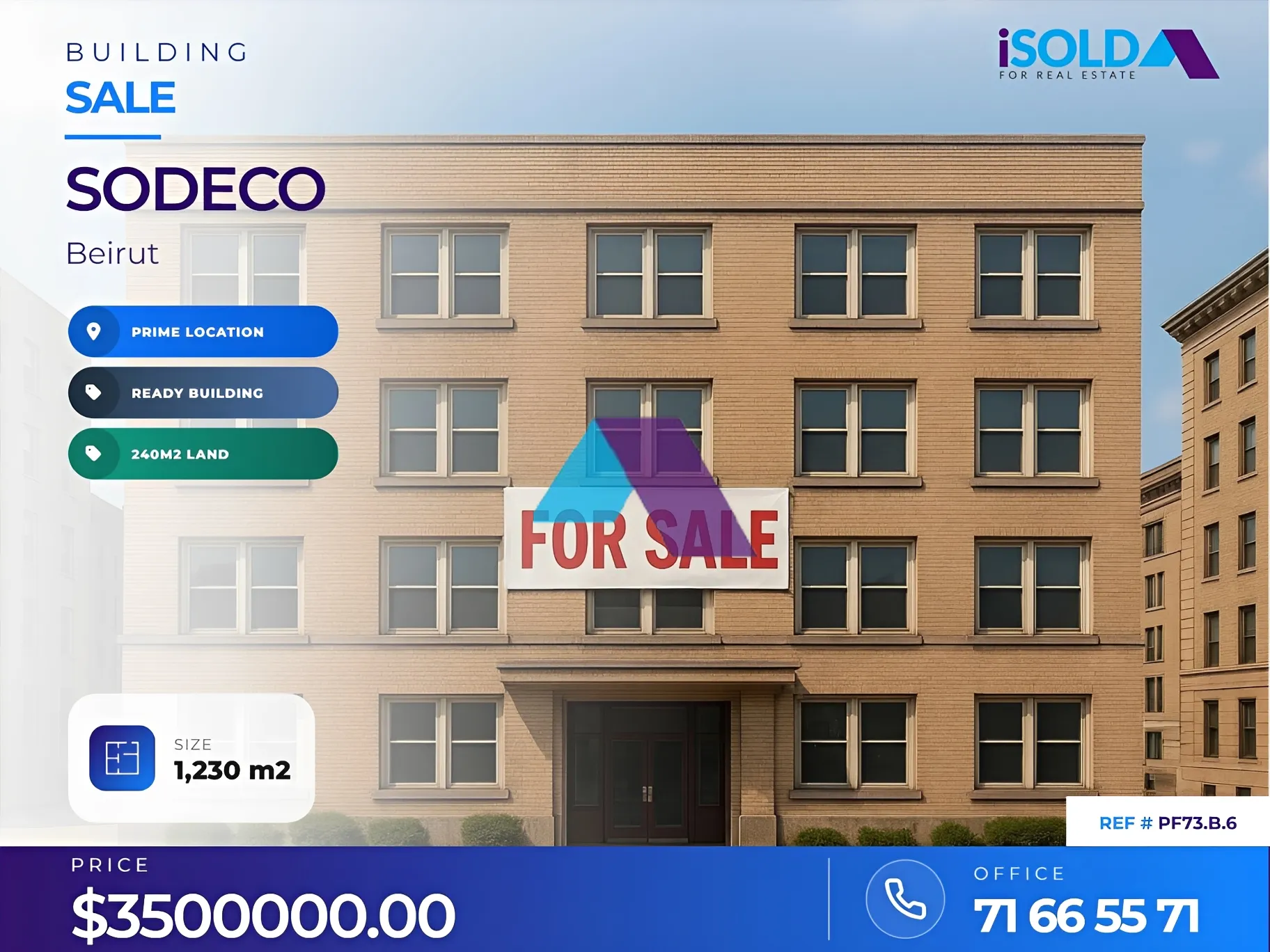 Residential Building for sale in Sodeco, Beirut, Lebanon