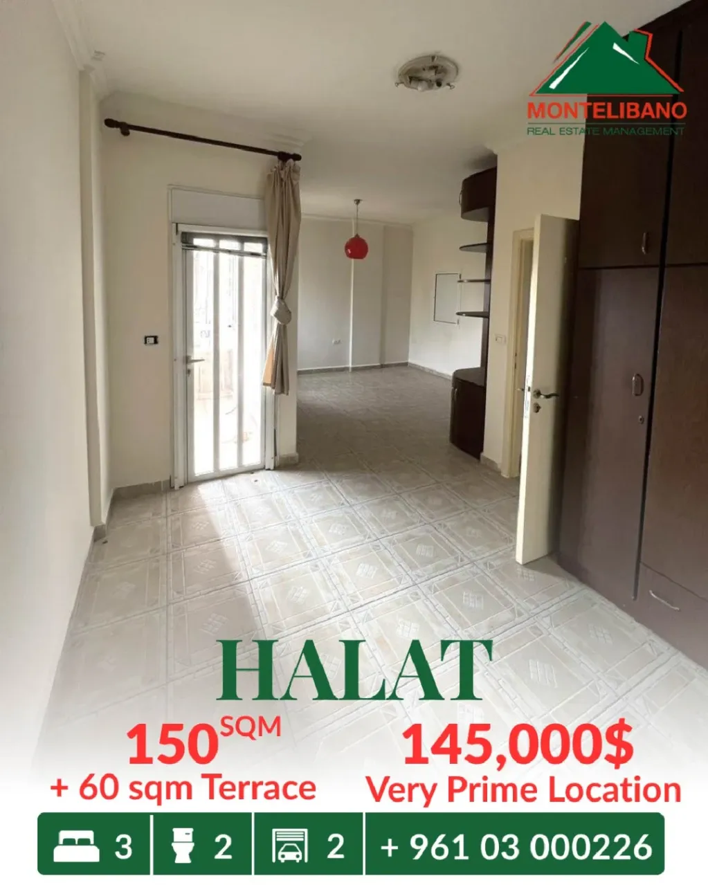 Apartment for sale in Halat, Lebanon