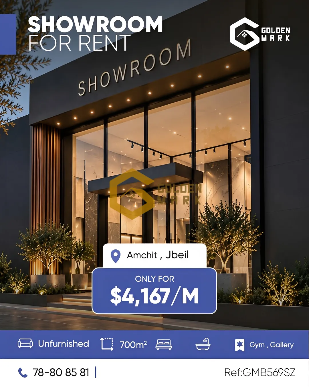 Showroom for Rent in Aamchit