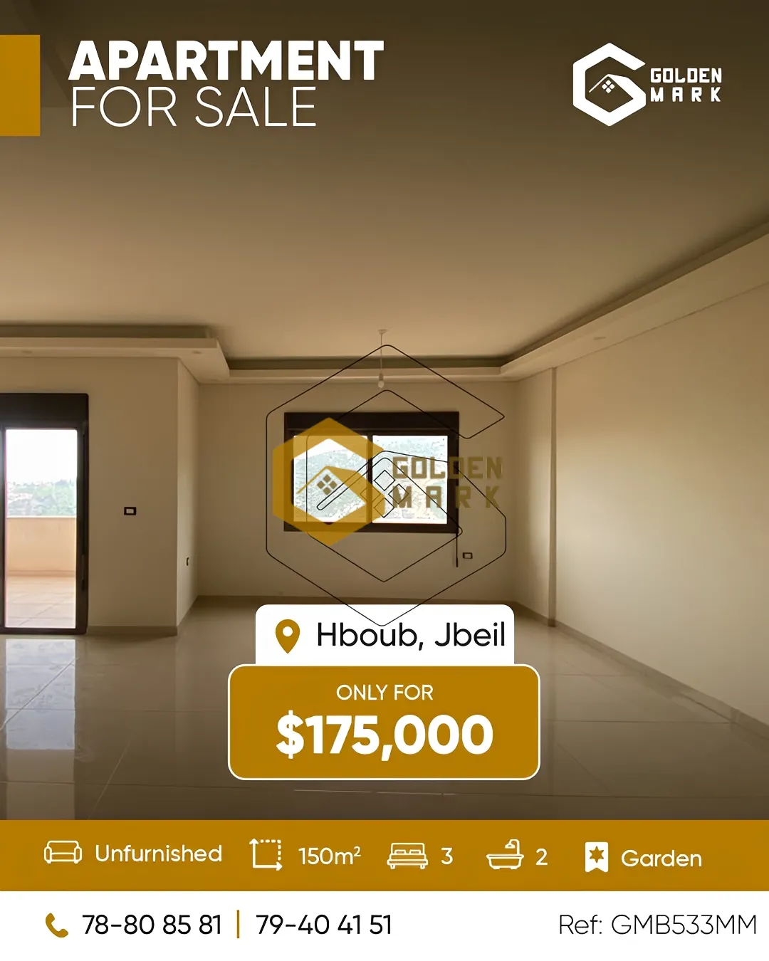 Apartment for Sale in Hboub