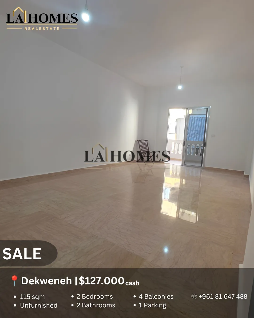 Apartment for sale in Dekwaneh, lebanon