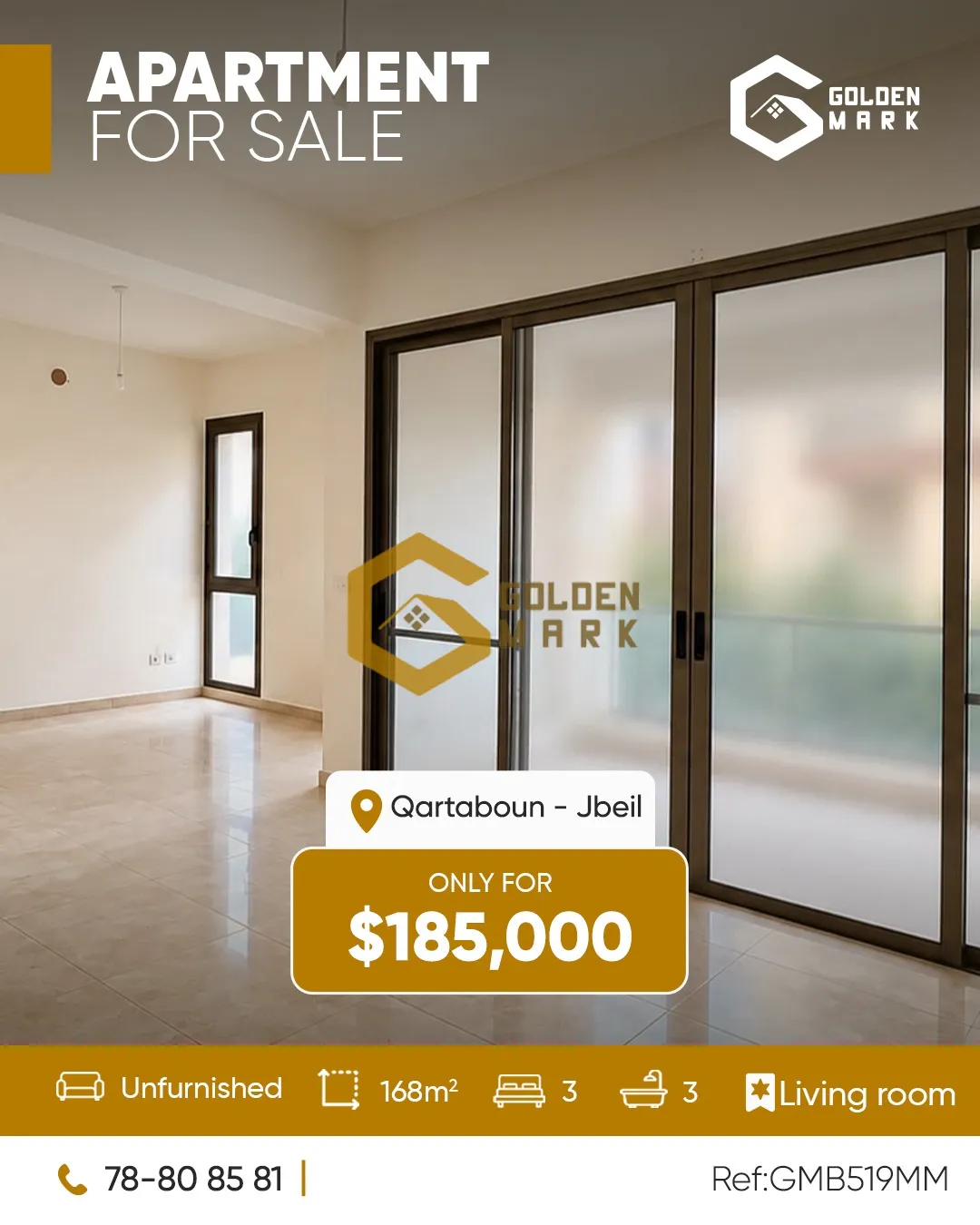 Apartment for Sale in Qartaboun