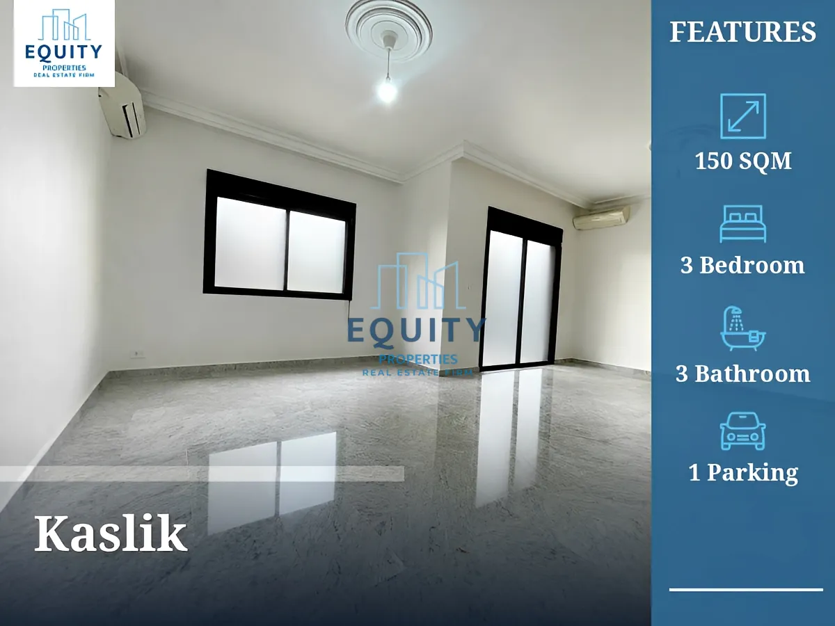 Apartment for rent in Kaslik
