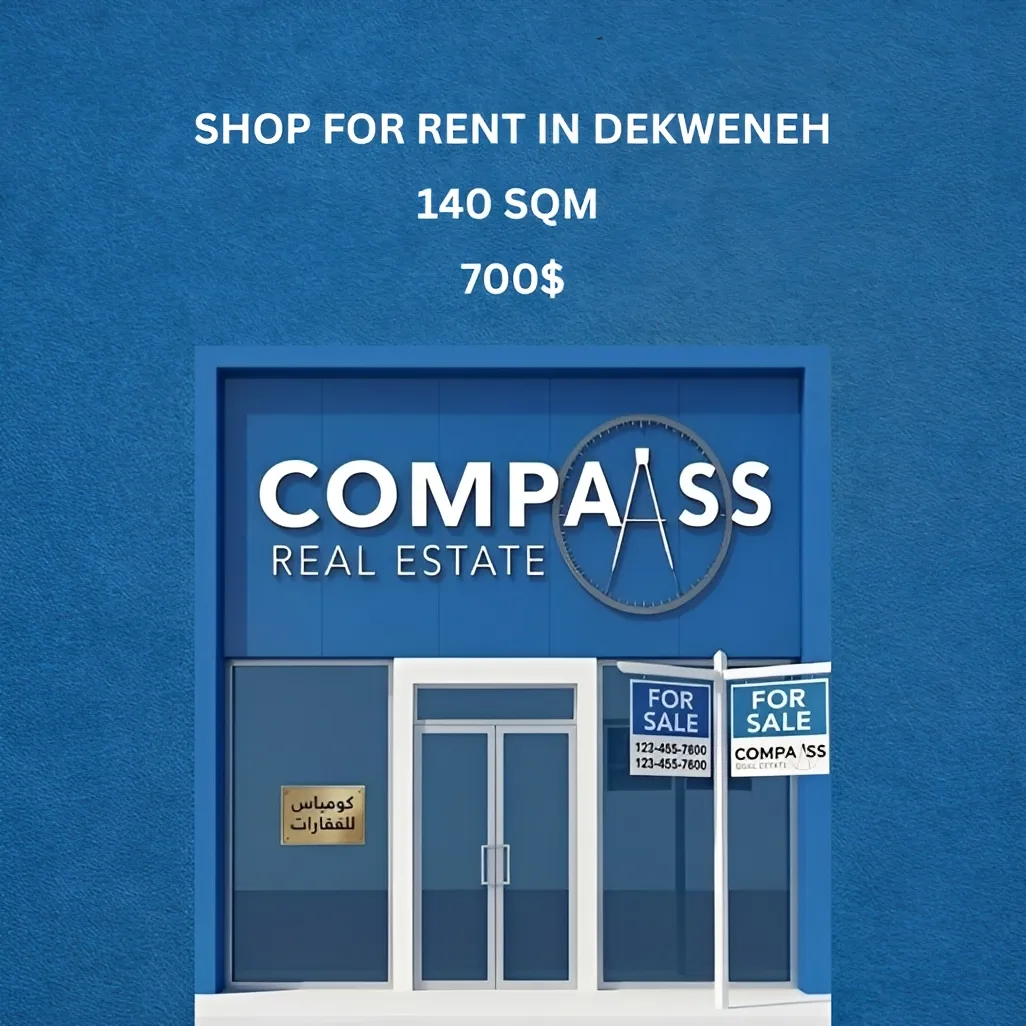 Shop for rent in Dekwaneh, Lebanon