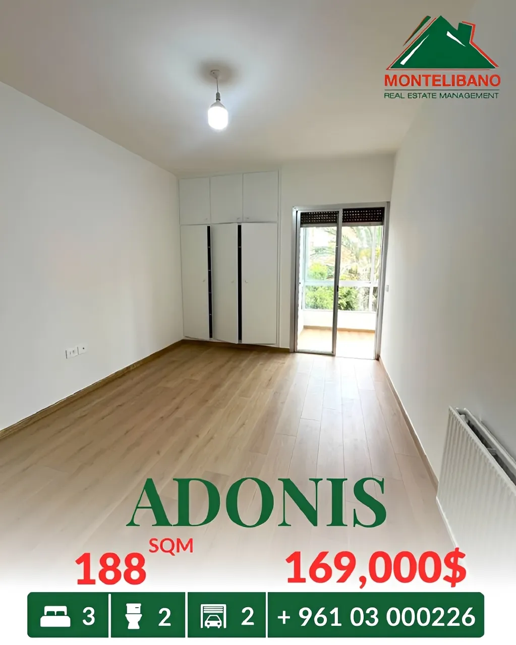 Apartment for sale in Adonis, Lebanon