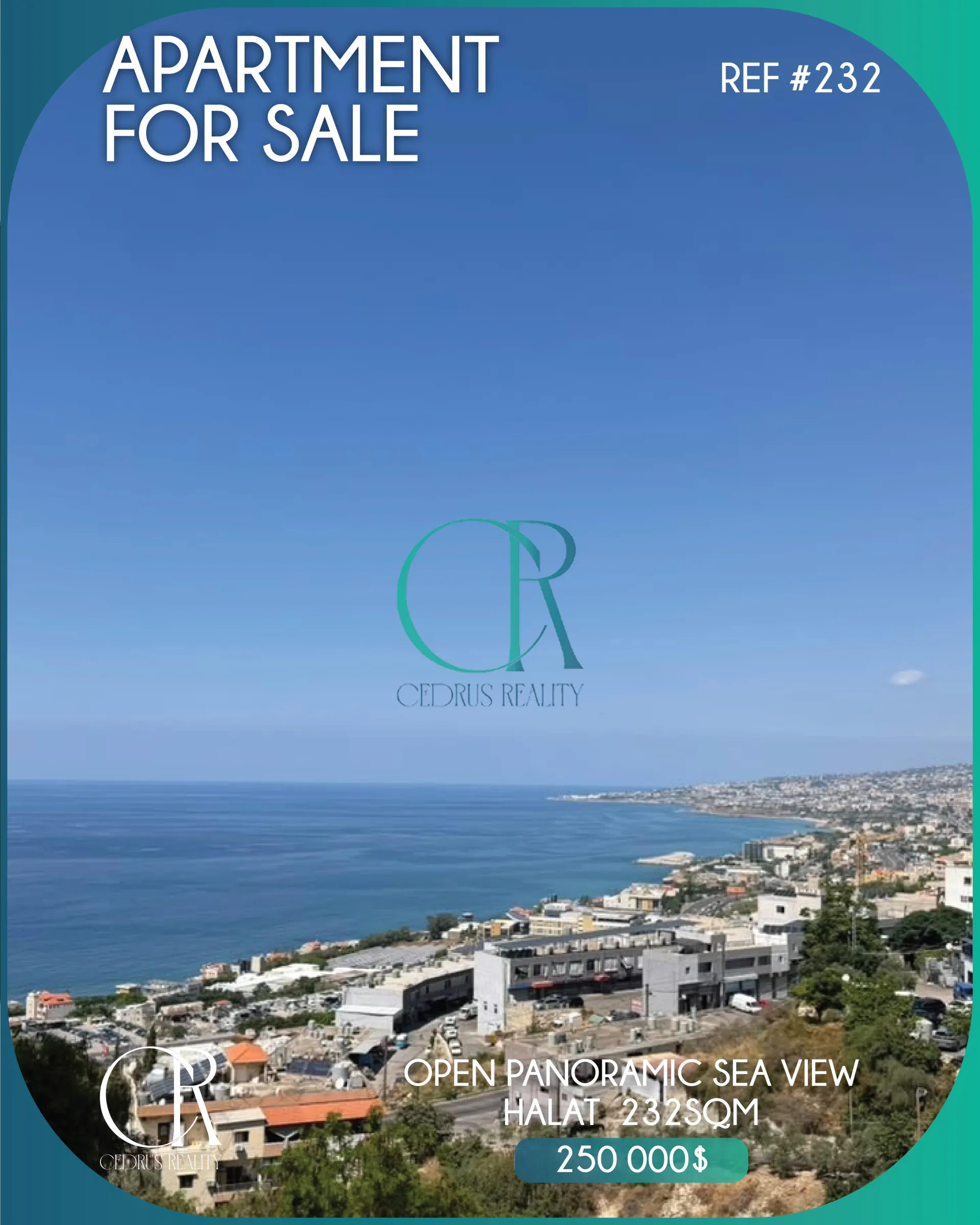 Apartment for sale in Halat, Lebanon