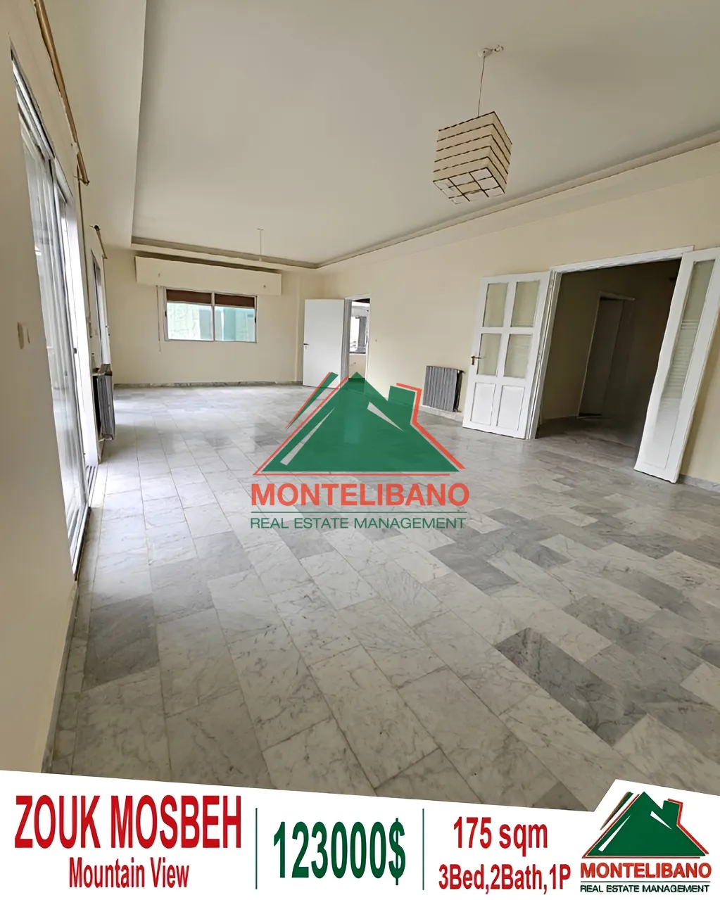 Apartment for Sale in Zouk Mosbeh, Lebanon - 3 bed, 2 bath