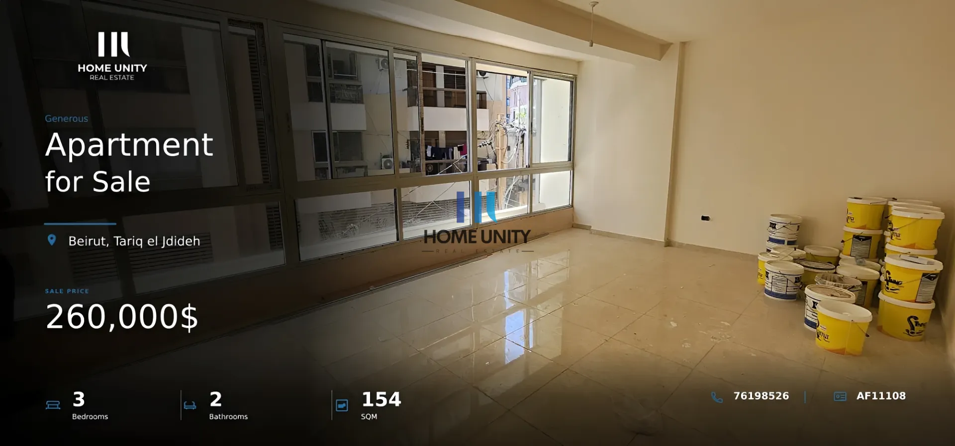 Apartment for Sale in Tariq el Jdideh