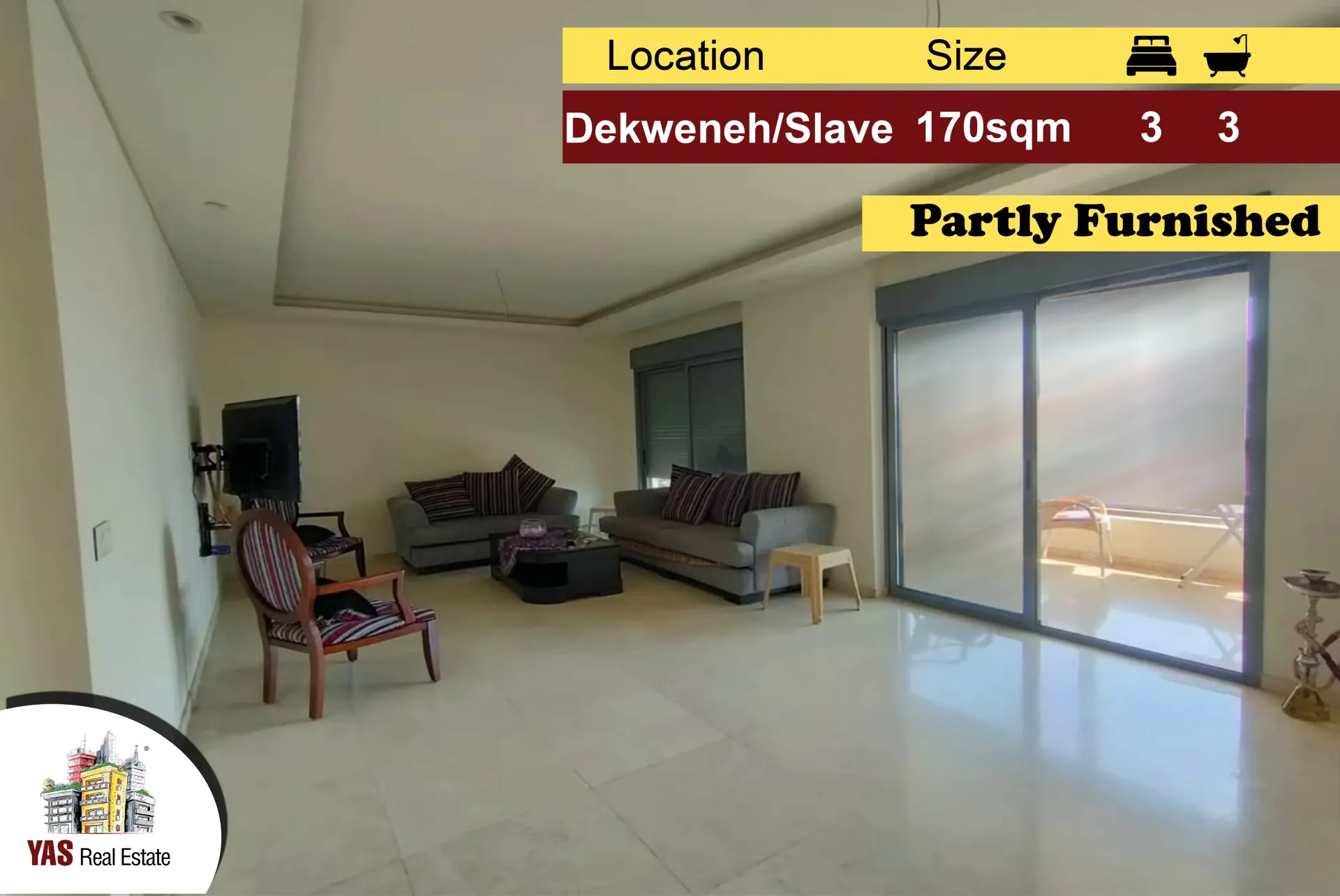 Apartment for Sale in Dekwaneh