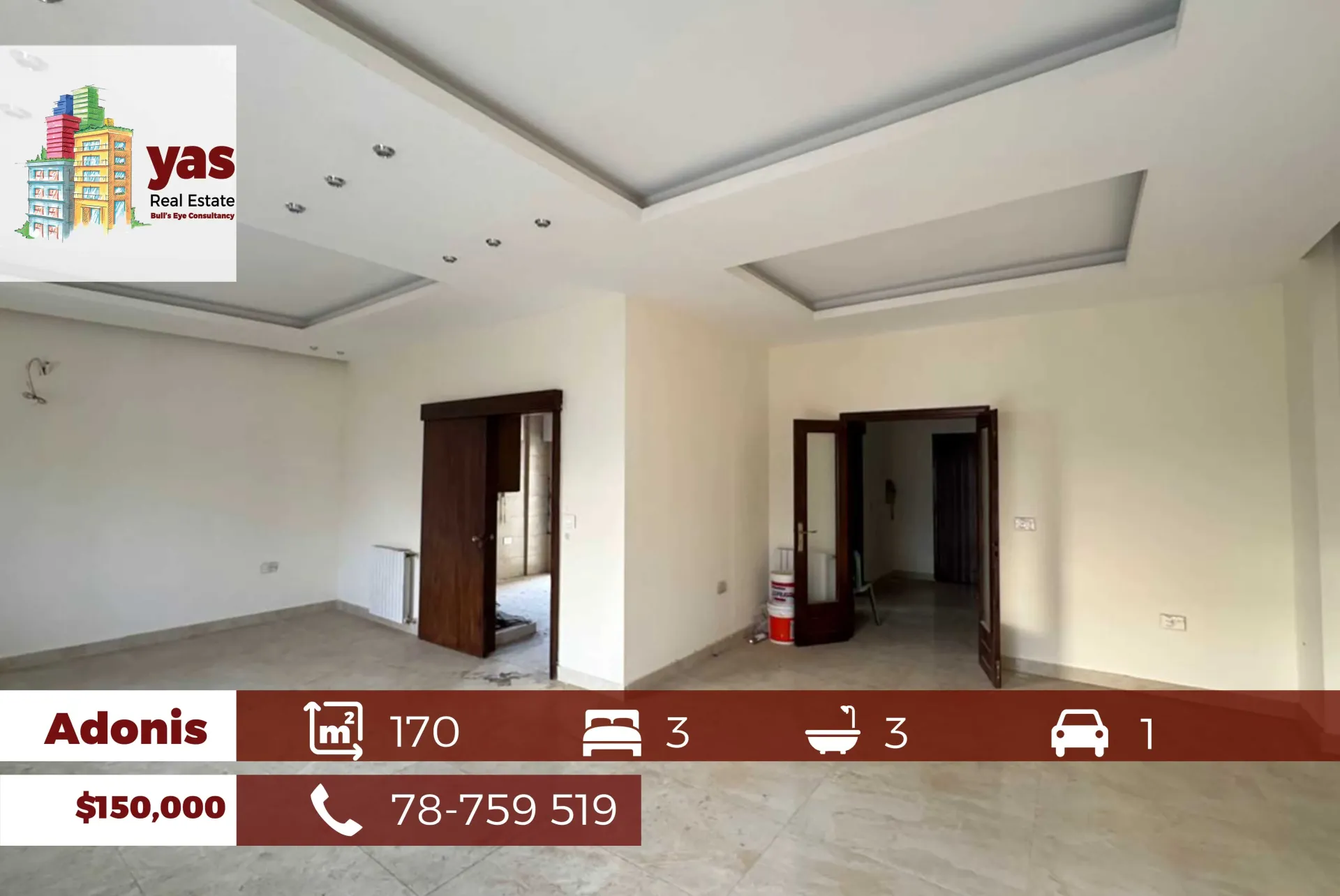 Apartment for Sale in Adonis - 3 bed, 3 bath