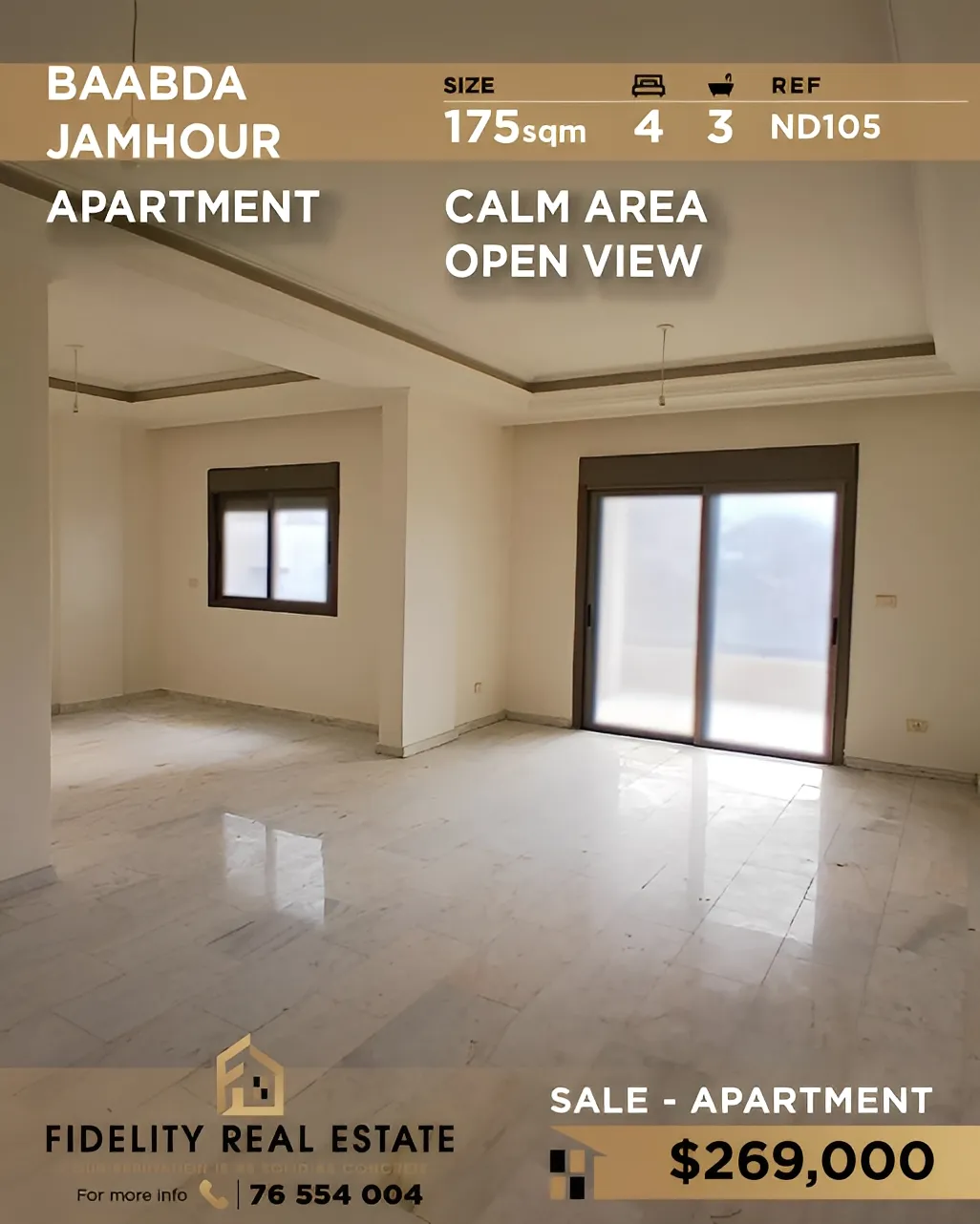 Apartment for Sale in Jamhour, Lebanon