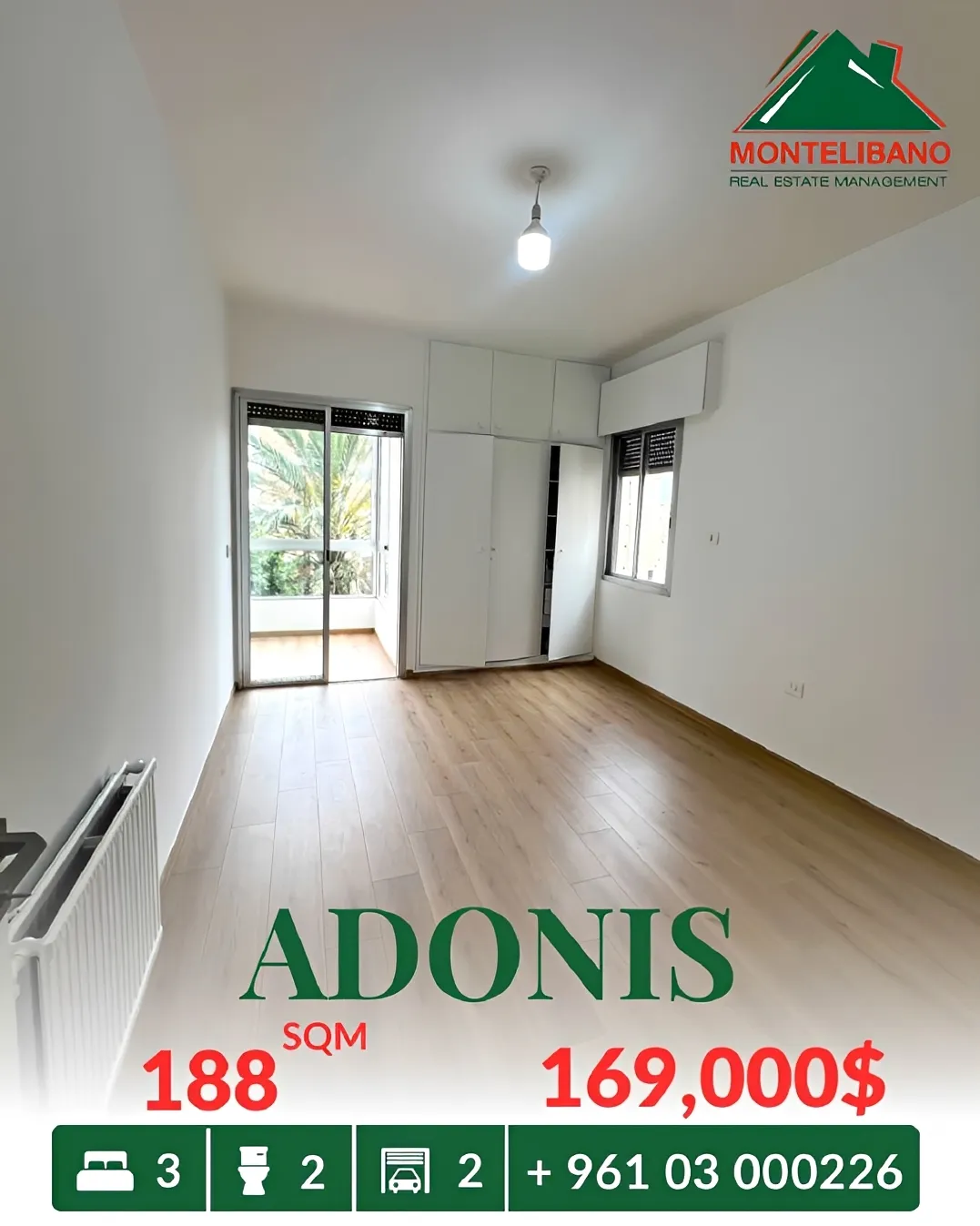 Apartment for sale in Adonis, Lebanon