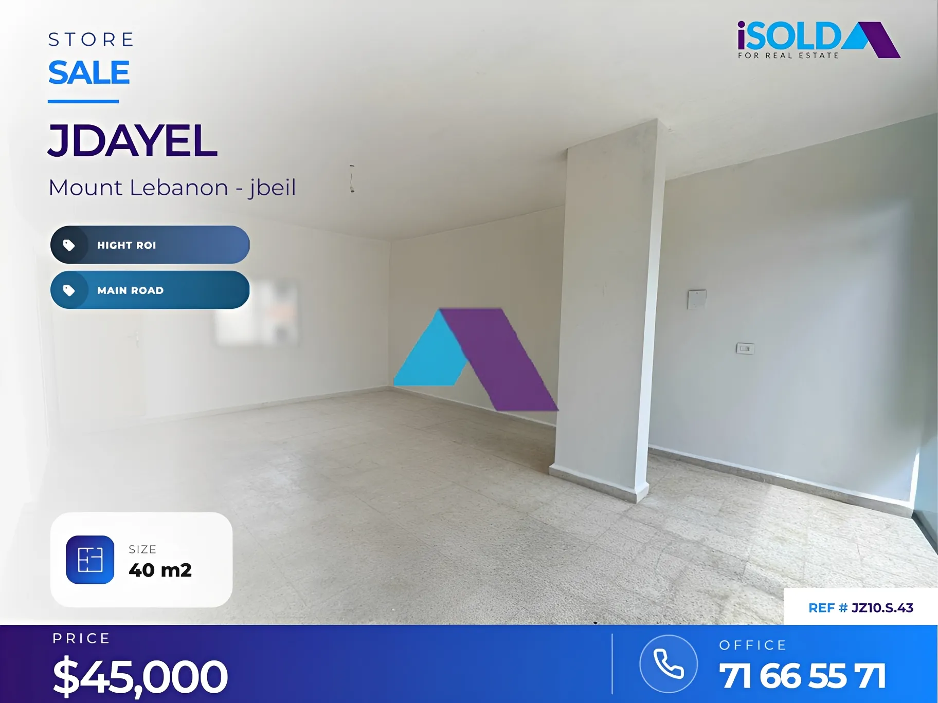 Shop for sale in Jdayel, Lebanon