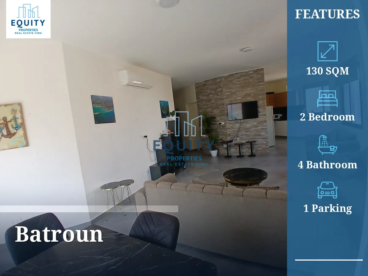 Apartment for rent in Batroun