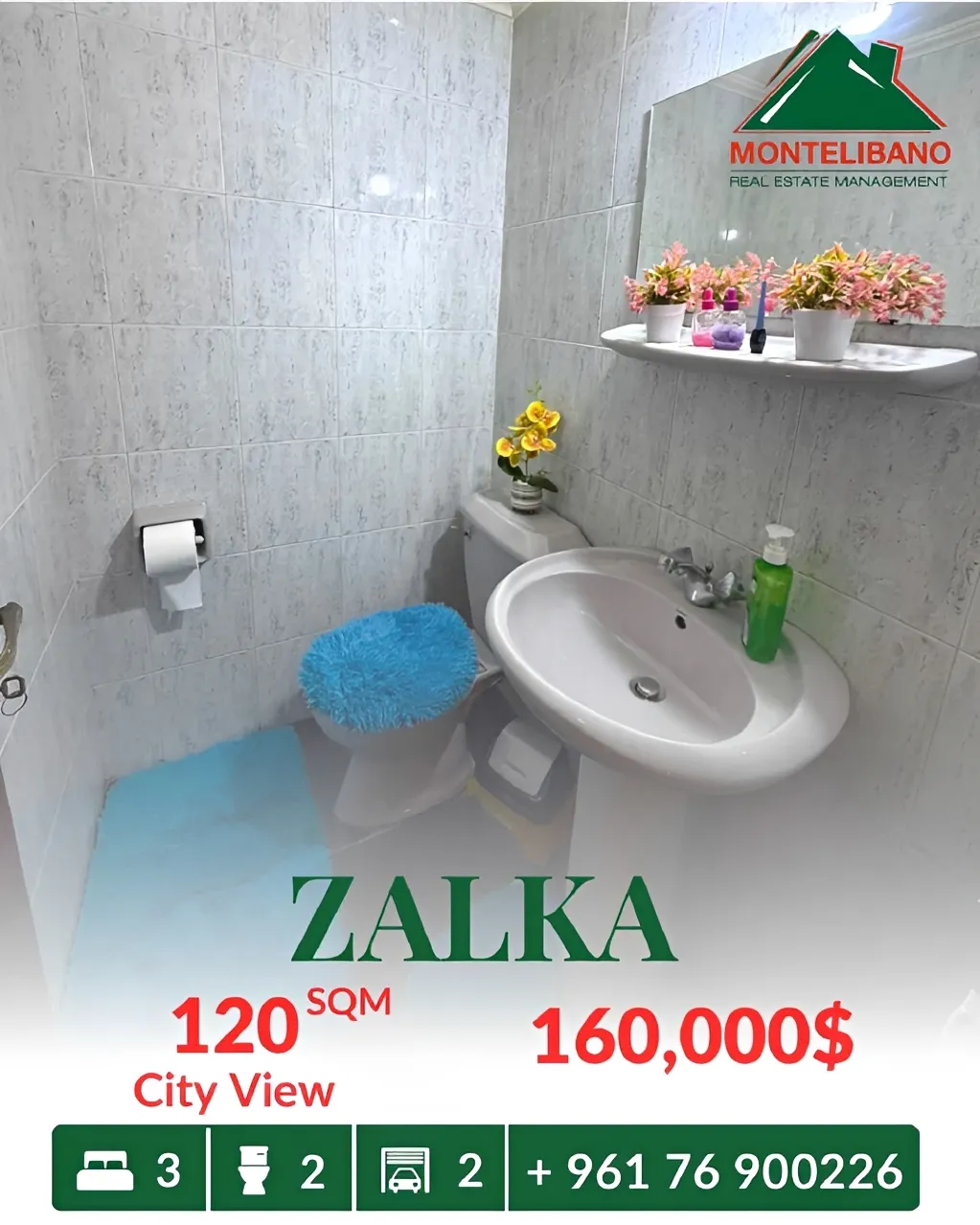 Apartment for sale in Zalqa, Lebanon