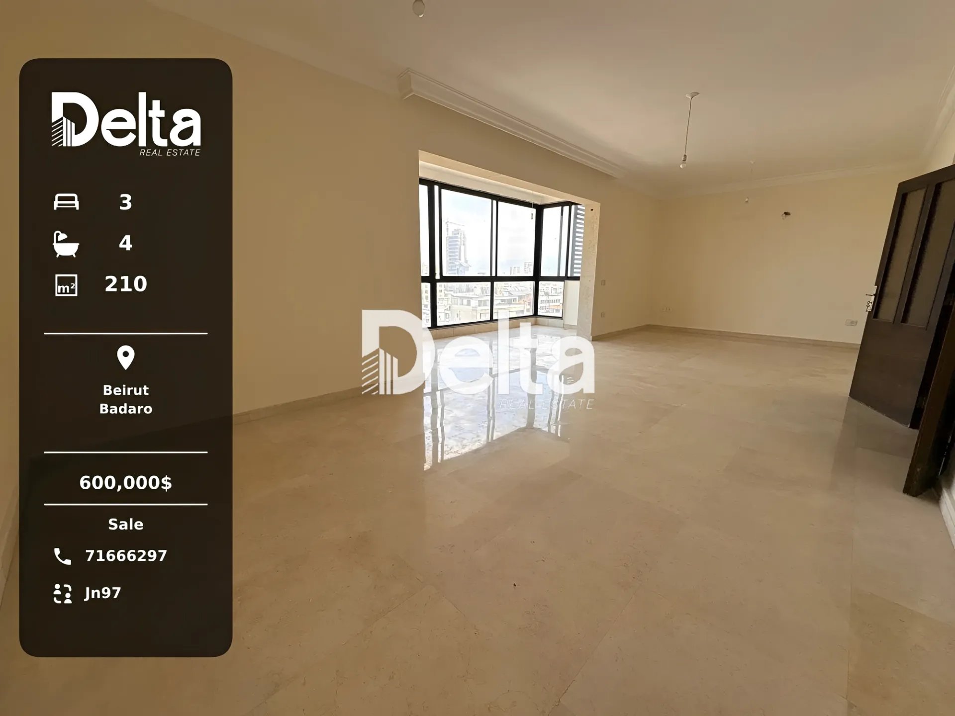 Apartment for sale in Badaro, beirut, lebanon - 3 bed, 4.0 bath