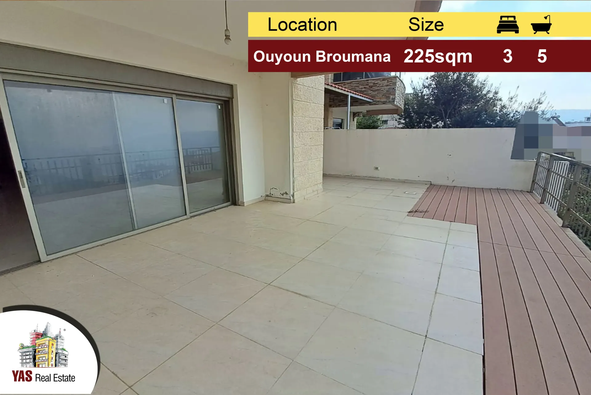 Apartment for Sale in Broumana - 3 bed, 5 bath