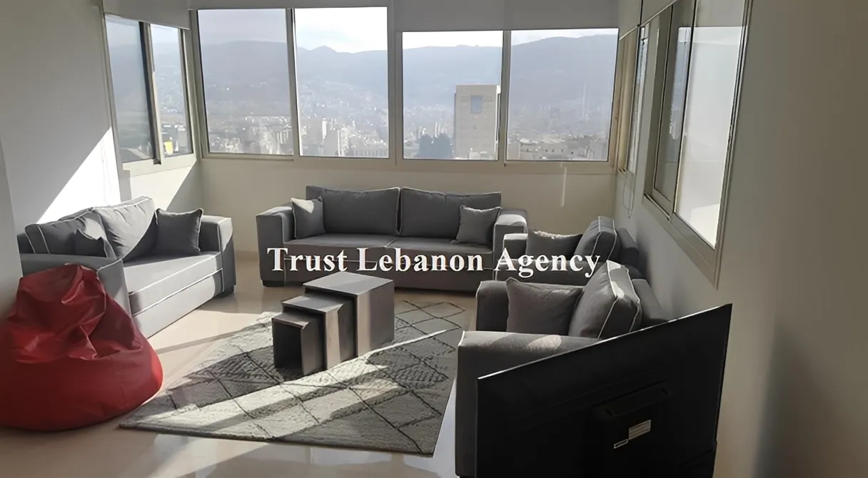 Apartment for Rent in Achrafieh Jeitaoui - 1 bed, 2 bath