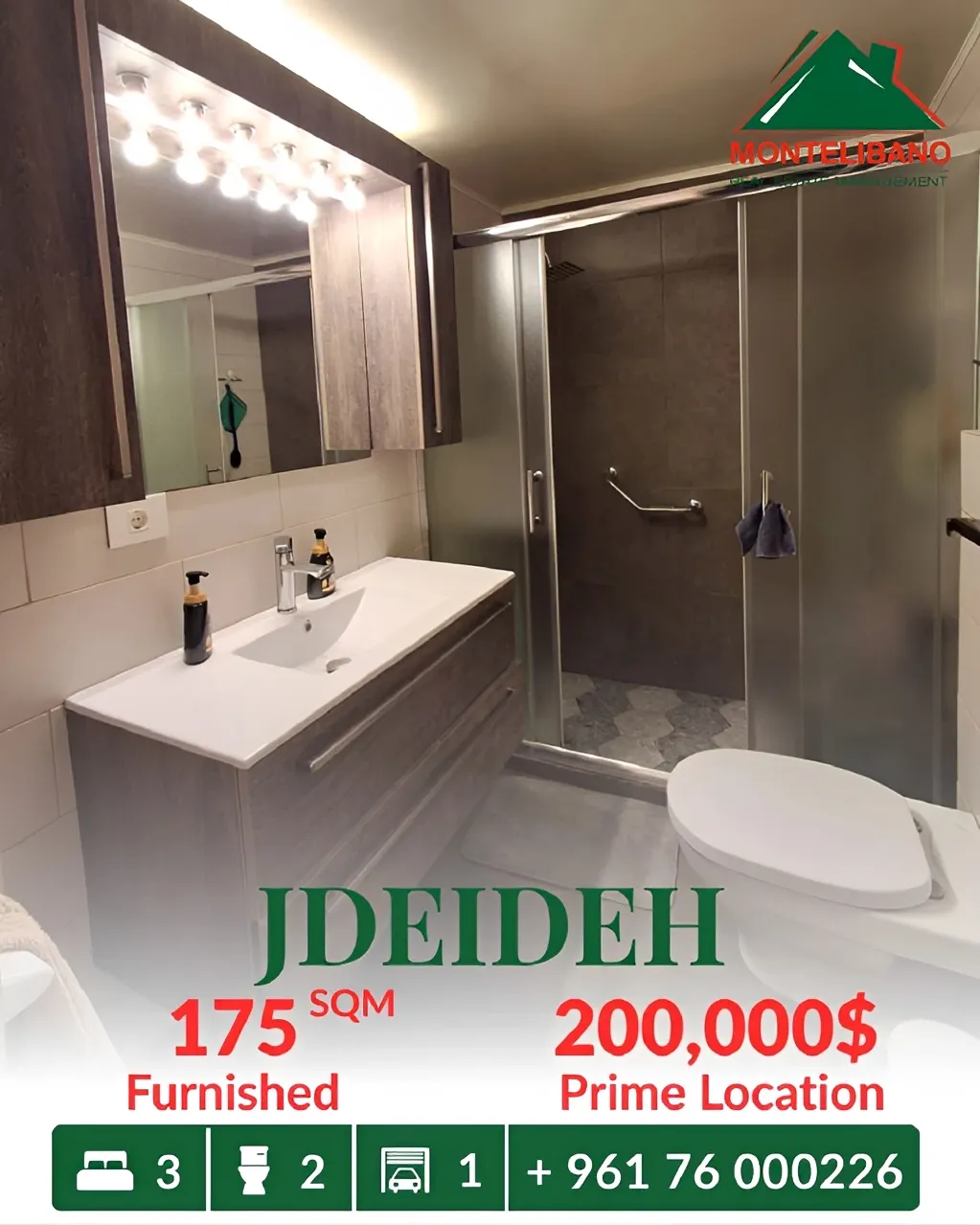 Apartment for sale in Jdeideh, Lebanon