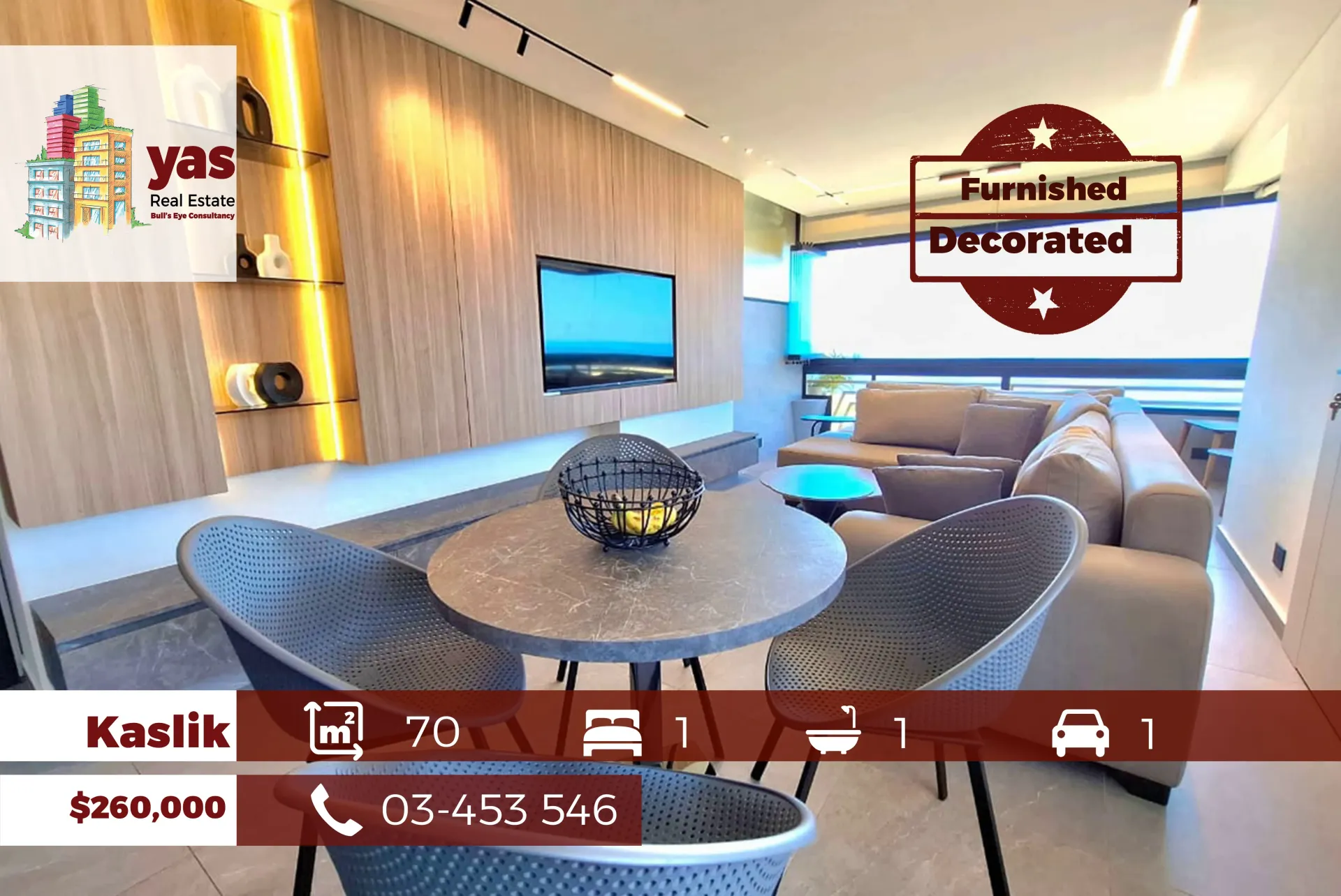 Apartment for Sale in Kaslik