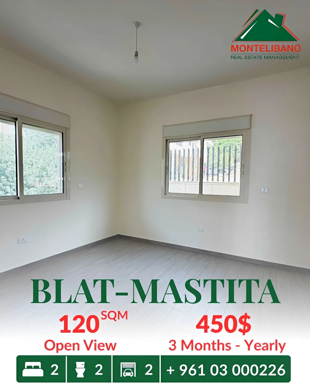 Apartment for rent in Blat