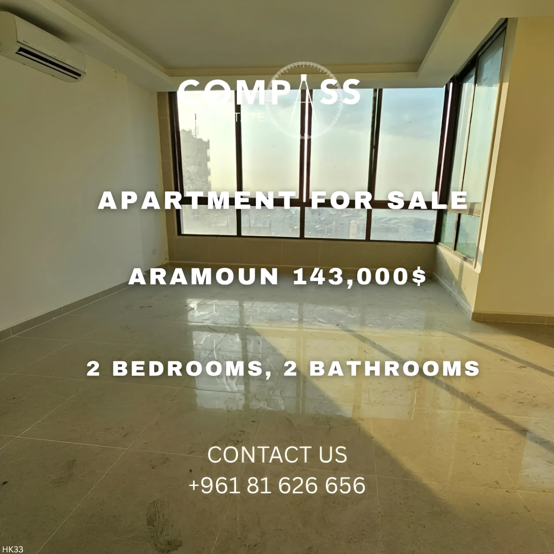 Apartment for sale in Aaramoun, Lebanon - 2 bed, 2 bath